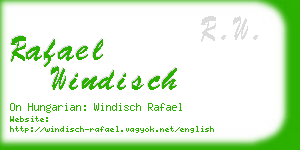rafael windisch business card